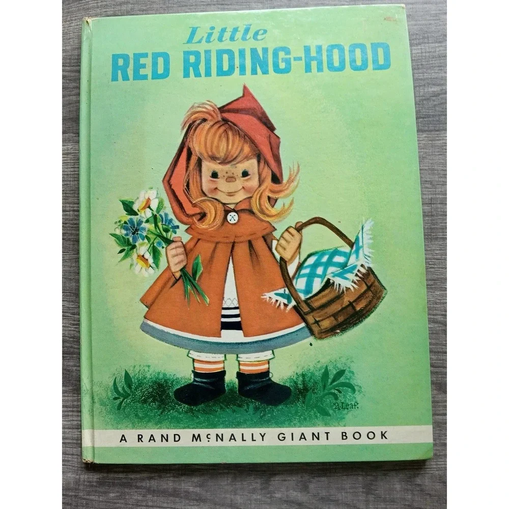 LITTLE RED RIDING-HOOD ‎  Rand McNally Tip Top Elf 1958 Anne Sellers Leaf